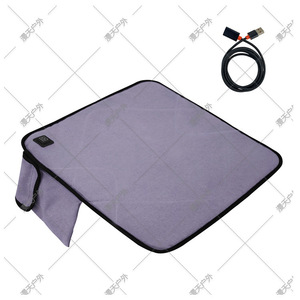 Coussin chauffant en mousse de nylon 12V pour voiture, idéal pour l'automne, l'hiver, le camping en plein air et le bureau - Product Image 5
