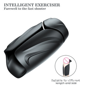 Hot điện người đàn ông dương vật huấn luyện viên túi âm hộ chậm trễ xuất tinh kích thích glans rung massager nam masturbator cho nam giới - Product Image 3