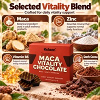 Complément alimentaire au chocolat Maca Vitality avec zinc et vitamine B6 Bien-être quotidien 8 portions 96 g