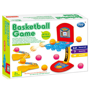 Jeu de basket de table en plastique pour enfants, mini-jeu de tir éducatif d'intérieur avec certificat - Product Image 2