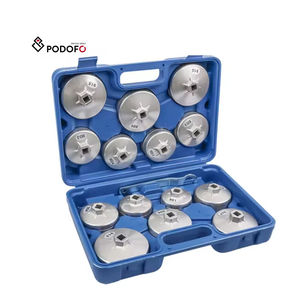 Juego de Herramientas Hexagonales de Aluminio Podofo de 15 Piezas para Reparación de Filtros de Aceite, Suministro al por Mayor - Product Image 1