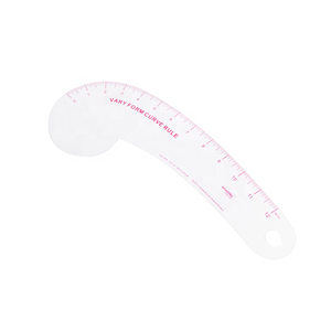 Kearing French Curve Sisa de plástico flexible Diseño de sastre <span class=keywords><strong>Regla</strong></span> de <span class=keywords><strong>curva</strong></span> <span class=keywords><strong>francesa</strong></span> 12 ''Forma variable <span class=keywords><strong>Regla</strong></span> curvada #6112 - Product Image 2