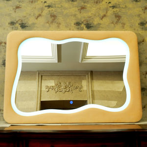 <span class=keywords><strong>Ecoliving</strong></span> Espejo de Pared de Bronce/Metal Personalizado, Moderno y de Lujo, 30x120cm, Diseño Ondulado Hecho a Mano, Espejos Decorativos de Arco Irregular - Product Image 6