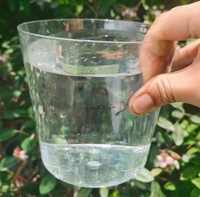 Pot Tanaman Anggrek Transparan Berkualitas Tinggi Ramah Lingkungan Tebal 4.5/5.7 Inci dengan Lubang Drainase dan Sistem Penyiraman Otomatis untuk Rumah dan Taman