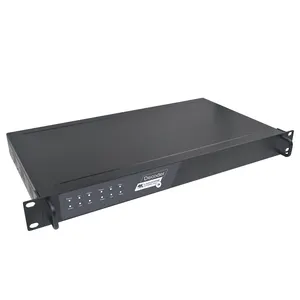 RTSP RTMP UDP HTTP HLS 스트림 수신기 1U H265 4K HDMI SDI VGA 비디오 디코더