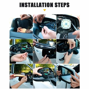 Clignotants latéraux à LED ADT Runner Amber pour rétroviseurs fumés 4Runner N280 2010-2013 (avant lifting) - Product Image 6