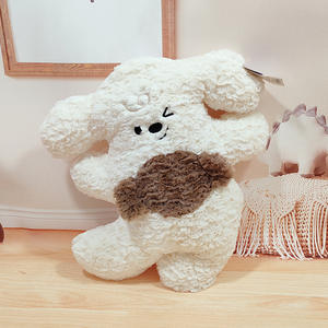 Carino Candy cucciolo cuscino peluche felice cucciolo bambola gamba ornamenti giocattoli per bambini - Product Image 4