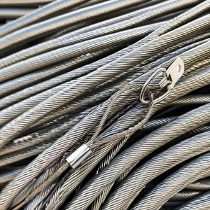 AISI Standard in acciaio inox cavo di sicurezza telaio filo di acciaio zincato corda D-anelli di sospensione filo di saldatura produzione - Product Image 3