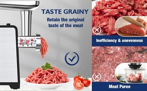 Hachoir à viande électrique <span class=keywords><strong>Demaria</strong></span>, machine à hacher la viande, coupe-aliments, trancheuse, appareil de cuisine pour la cuisine, saucisse - Product Image 6