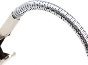 Clip à notes multifonctionnel à double tête en acier inoxydable argenté, avec long tuyau flexible de différentes tailles, porte-cartes pour messages, photos, mémos - Product Image 3