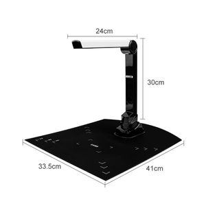 Cámara de alta definición para oficina, escáner de documentos A4 de alta resolución, cabina de video para enseñanza con luz LED de relleno. - Product Image 3