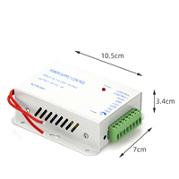 Alimentation électrique pour contrôle d'accès, transformateur, adaptateur, convertisseur, système, machine, DC 12V 3A 5A AC 90~260V