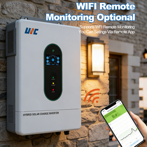 Onduleur Hybride Solaire UNC UL1741 12kW 48V 51.2V Double MPPT Phase Divisée 6 Chaînes Parallèles 160A WIFI CT Version US - Product Image 6