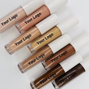 <span class=keywords><strong>Corrector</strong></span> vegano <span class=keywords><strong>de</strong></span> larga duración, cobertura completa, crema líquida, <span class=keywords><strong>corrector</strong></span> <span class=keywords><strong>de</strong></span> naranja, maquillaje negro con logotipo personalizado para la piel del rostro - Product Image 1