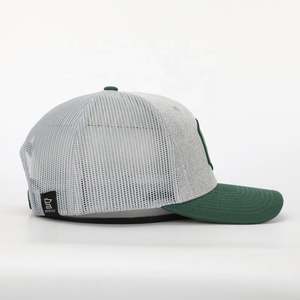 Casquette de camionneur brodée avec logo personnalisé Gorras 6 Panel Trendy Mens Woven Patch Sports Vente en gros de haute qualité Casquette en maille de coton - Product Image 4