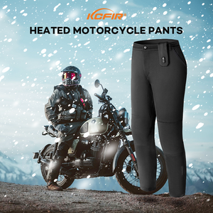12V/24V electrónico inteligente impermeable y transpirable jinete invierno al aire libre motocicleta pantalones calefactables - Product Image 2