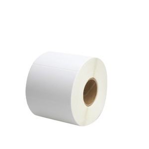Otro rollo de etiquetas autoadhesivas recubiertas de 90 mm, blancas, con pegamento termofusible para impresión de códigos de barras en logística - Product Image 2