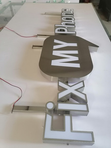 Diseños <span class=keywords><strong>de</strong></span> Letreros para Tiendas, Letrero Exterior para Guardería, Letrero Personalizado para Circuito <span class=keywords><strong>de</strong></span> Carreras, Letras Metálicas con Canal LED, Logotipo 3D, Letrero 3D para Escuelas - Product Image 5