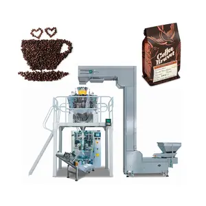 Mesin pengemasan biji kopi otomatis pabrik Tiongkok peralatan pengemasan kopi