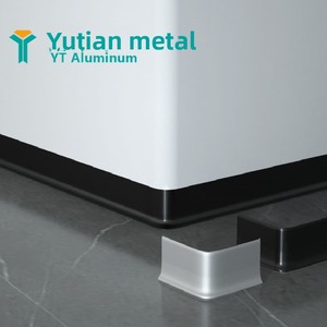 Aluminum Alloy Ultra-Thin Extremely Narrow Curved Floor Skirting Board 4cm-10cm <strong>Baseboard</strong> Manufacturer - Product Image 2