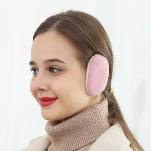 2020 Fashion high Quality Mink Fur Winter Warm earmuffs Independent Split Portable Earmuffs For Women and Men