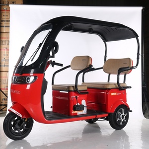 รถสามล้อไฟฟ้า 500W 48v20A สำหรับใช้ในครัวเรือน สกู๊ตเตอร์ขนาดเล็กแบบสามที่นั่ง ปรับได้ รถสามล้อไฟฟ้ายอดนิยม - Product Image 4