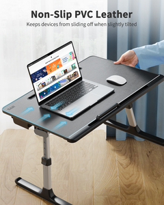 Bàn Học Cho Trẻ Em, Giường Học Có Thể Điều Chỉnh Góc Độ, Xách Tay, Giá Để Laptop Linh Hoạt, Đặt Trên Đùi, Dùng Cho Giường/Xe Hơi/Sofa Saiji - Product Image 2