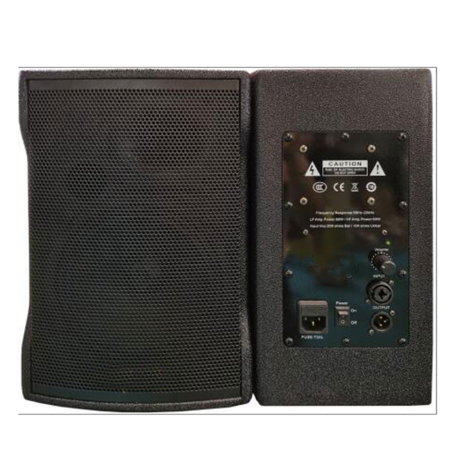 OEM Manufacture 8 Inch Active Wooden Studio Monitor Speaker ROHS Certified 8" Speaker Monitor