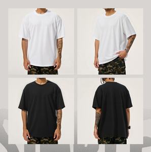 Camiseta de diseñador oversize al por mayor, de lujo, lisa, tallas grandes para hombre, fabricante, camiseta personalizada con hombros caídos y corte holgado para hombre - Product Image 3