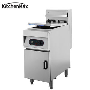 Friteuse électrique commerciale haute efficacité KitchenMax : cuve unique avec 2 paniers pour les fast-foods et les snacks - Product Image 2