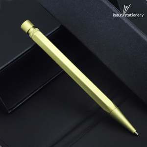 Bolígrafo de Metal Hexagonal de Latón Sólido, Estilo Vintage, de Peso Pesado, con Mecanismo de Giro, para Regalos Ejecutivos - Product Image 4