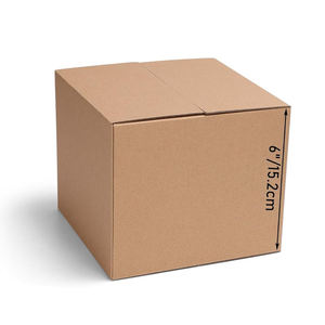Boîte d'expédition en <span class=keywords><strong>carton</strong></span> ondulé kraft personnalisé<span class=keywords><strong>e</strong></span> 6x6x6 pouces petit cube emballage en <span class=keywords><strong>carton</strong></span> recyclable <span class=keywords><strong>carton</strong></span> avec logo imprimé - Product Image 1