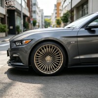 Jantes ICAR V23 forgées multi-rayons bronze foncé 21 pouces 5x108 ET43 CB60.1 pour modèles sport utilitaires et configurations personnalisées