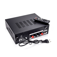Amplificateur PA Minsound 2*70W pour maison intelligente avec 9 entrées, récepteur pour audio, vidéo et éclairage professionnels