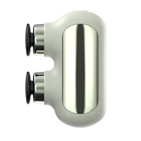 Mini pistolet de massage à double tête, moteur sans balais, masseur à percussion des tissus profonds, appareil portable de récupération musculaire