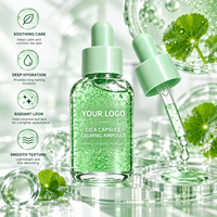 Ampoule apaisante Cica Capsule, sérum hydratant pour le visage à la Centella, soin coréen de la peau, OEM ODM, étiquette privée, vente chaude