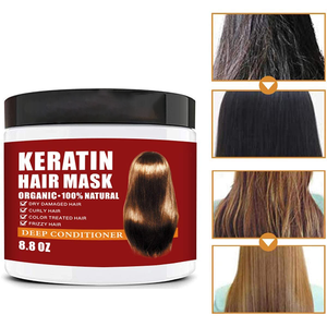 <span class=keywords><strong>Masque</strong></span> capillaire gingembre, étiquette privée, huile d'argan de soie naturelle, kératine, traitement pour cheveux - Product Image 6