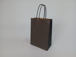 Bolsa de Papel Kraft Personalizada 100% Reciclable y Ecológica con Asas Retorcidas para Llevar Comida, con su Propio Logotipo - Product Image 2