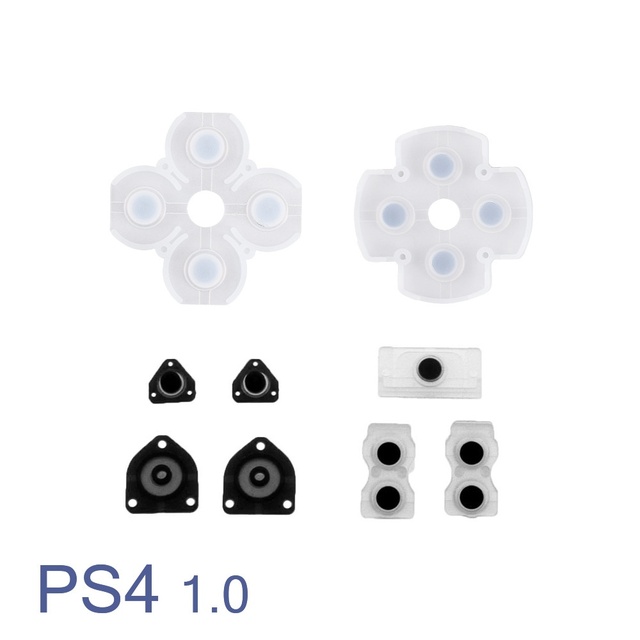 For 4 Controller Conductive Adhesive Silicone Soft Rubber Button Repair Pad Accessories