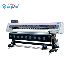 Плоттерный принтер Yinghe 2 м, виниловый цифровой гибкий баннер, печатная машина, широкоформатный I3200/I1600, эко-растворимый принтер - Product Image 5