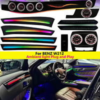 Kit de Iluminación Ambiental Dinámica Autowellus para Mercedes W212 Clase E 2010-2015, Lámpara de Atmósfera con Molde Original 1:1 para Rejillas de Ventilación Tipo Turbina