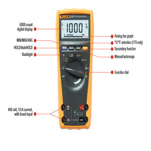 Maintien de l'affichage du multimètre numérique True RMS manuel et automatique Enregistrement Min/Max-Moyenne - Product Image 2