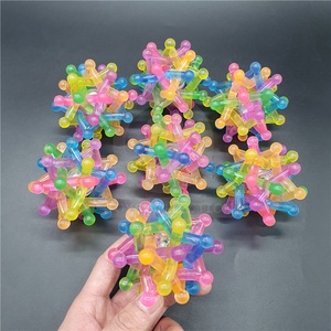 Wholesale TPR Plastic Light up Bouncy Flashing Pet Toy <b>Balls</b> for 5 to 7 Years Old <b>Dog</b> - Product Image 4