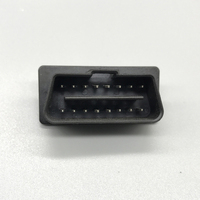 24v Obd Obd2 Customized 12V 24V 16 Pin Male OBD II OBD 2 OBD2 Connector With Lock Obd2 Connector