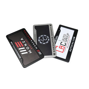 Cornice targa auto americana in plastica a sublimazione personalizzata retrattile con <span class=keywords><strong>Logo</strong></span> stampato - Product Image 4