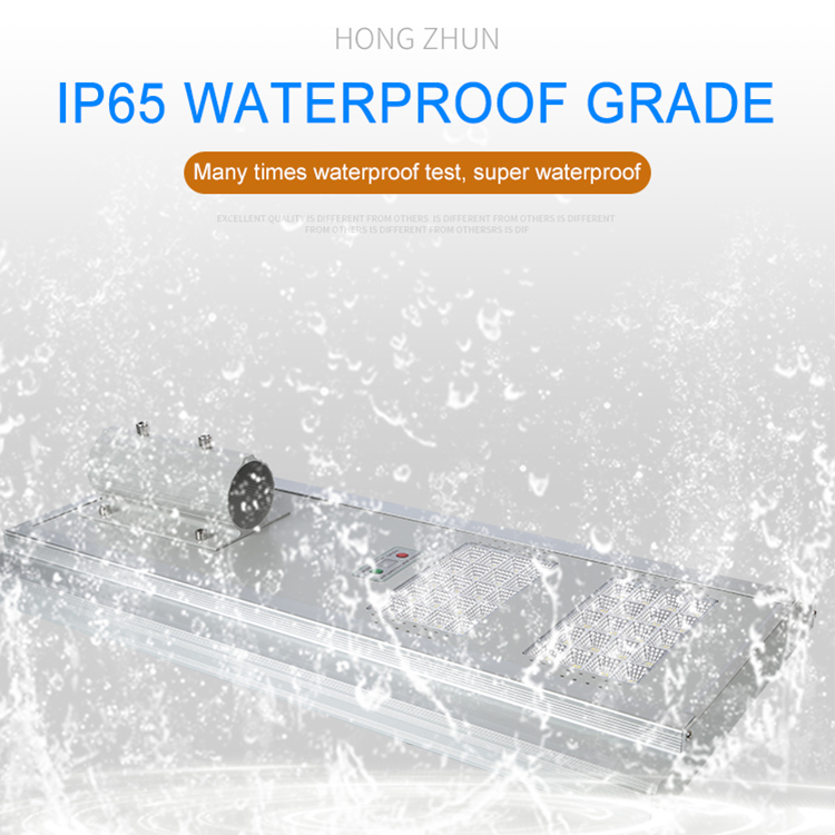IP65 impermeable al aire libre smd 100w 150w 200w todo en uno integrada farola led solar
