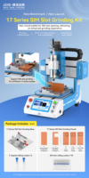 Moule de meulage de fente de carte série JCID IP17 pour machine CNC EM03 utilisant l'outil de réparation de téléphone série IP14/15/16
