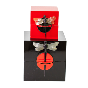 Vietnam Crafts Lacquerware Wooden Foldable <b>Gift</b> <b>Box</b> Luxury Design for <b>Cheap</b> Wholesale - Product Image 1