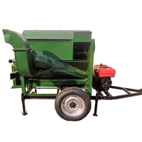 Machine à battre le riz, l'orge, le soja et le sorgho Lerford à haute efficacité avec moteur multifonction, faible consommation d'énergie, haute vitesse