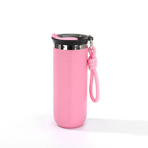Vaso Térmico Personalizado de Acero Inoxidable de Doble Pared, Color Rosa Claro, 8oz/12oz, 2022 - Product Image 2